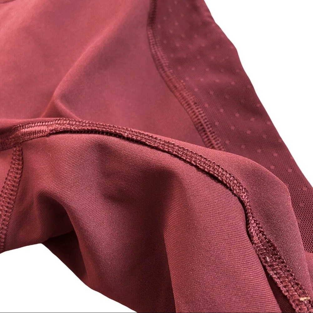 Lululemon Maroon Cropped Leggings - Picture 2 of 4